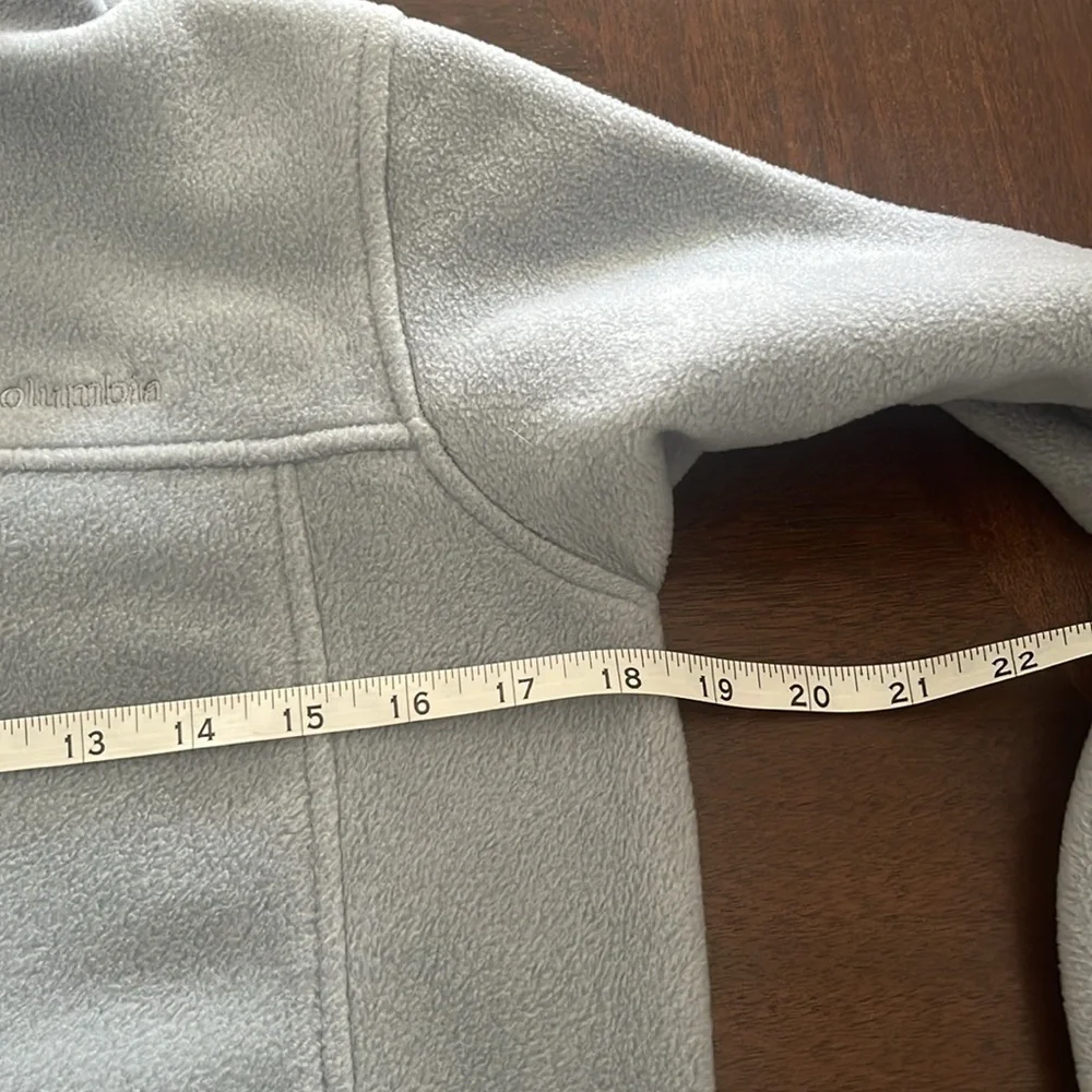 Columbia Jacket blue Fleece Full Zip Outdoors Comfort Youth - Picture 9 of 10